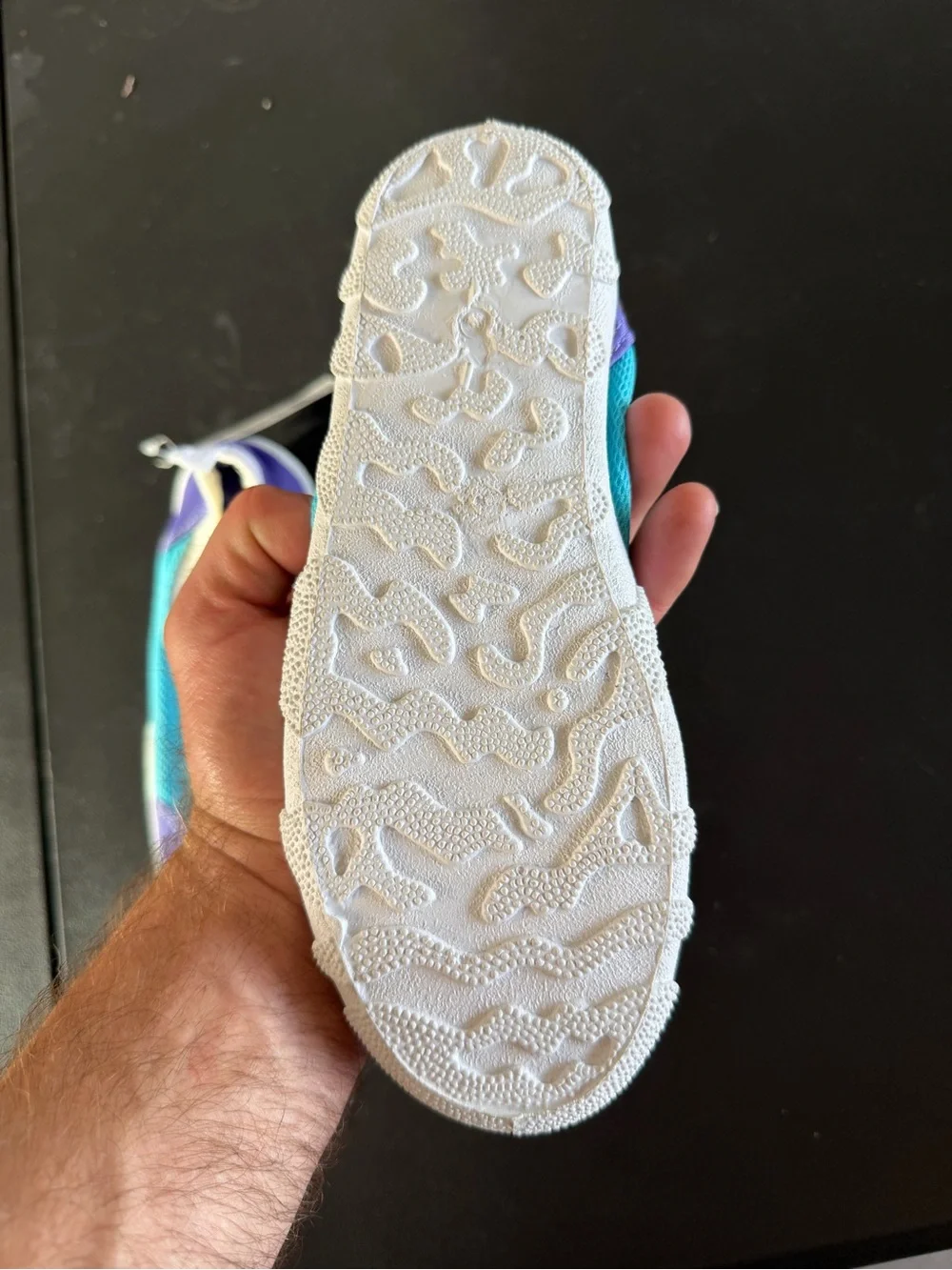 Kids Aqua & Purple Slip-On Water Shoes